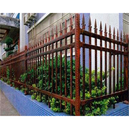 河南围墙护栏网花园锌钢栏杆围栏网定制室外隔离防护栏