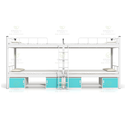 大学生双联四人钢制双层床