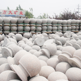石球路障直径60厘米单价_60cm花岗岩石球多少钱一个