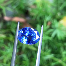 梧州工厂 耐高温不变色蓝尖晶裸石 主石配件  蓝宝石形状齐全