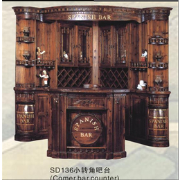 古连天凉亭*(图)-碳化木酒吧屋-合肥碳化木酒柜