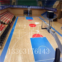 NBA比赛篮球馆羽毛球馆枫木柞木运动木地板厂家*缩略图