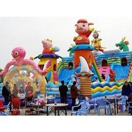 四川广场儿童充气滑梯城堡蹦床2020年有哪些*亮的款式呢
