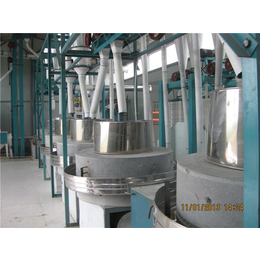 中天面粉机械(图)-大型石磨面粉机-石磨面粉机