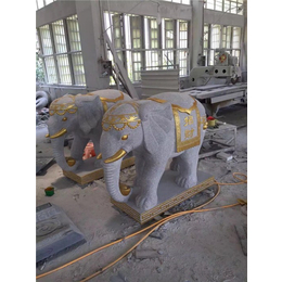石大象厂-国豪石业石材雕刻定制-南充石大象