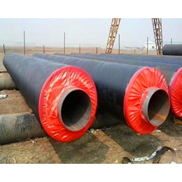 河北沧州广晟钢管大量高质量保温钢管预制高温复合聚氨酯直埋管