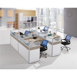 办公桌位卡座公司隔断卡位办公室桌椅组合四人工位6屏风工作位