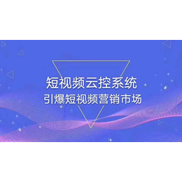 短视频智控系统机房搭建项目对接资源共享无需自己找客户