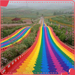 彩虹滑道的木板用的多厚 七彩滑道样式设计汇总 网红滑道