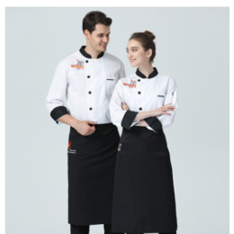 从化厨师服定做厂家从化酒店餐饮服务员工作服定做款式可选