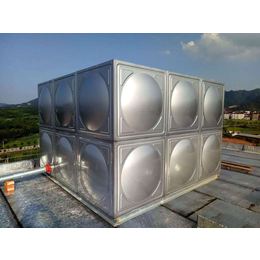 四平不锈钢水箱厂家 方形消防水箱304焊接式双层保温水箱定制