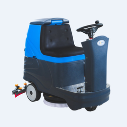 嘉航小型驾驶式洗地机 西安商场车库地面清洁用洗地机