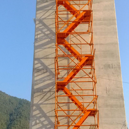 高墩人行施工安全爬梯 桥梁人行施工安全爬梯-河北通达生产厂家