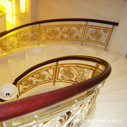 新乐铜艺楼梯扶手打造酒店豪华环境