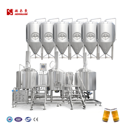 山东赫尔曼精酿啤酒2500L啤酒厂设备缩略图