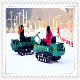 戏雪乐园产品雪地坦克车迷彩履带坦克车滑雪场戏雪乐园设备