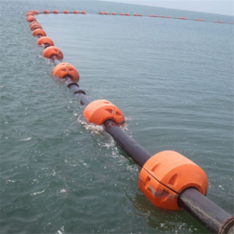  圆柱形水面警戒线浮筒  湖面拦污塑料浮筒 河道防撞浮筒 