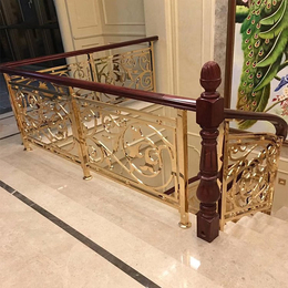 泸州纯镂空艺术设计金属铜艺楼梯扶手