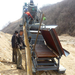 沙金分选机械工作照-青州永利矿沙-通化沙金分选机械