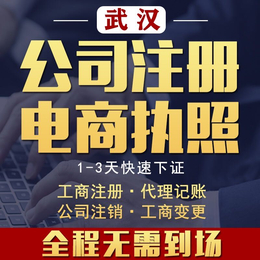 武汉工商代理提供服务创业者注册公司代理记账