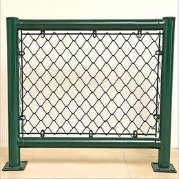 体育场防护网球场围栏网绿色勾花围网