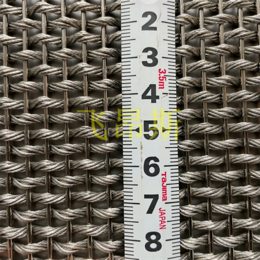 平纹编织装饰网 扁丝轧花网 可来回拉动隔断金属网