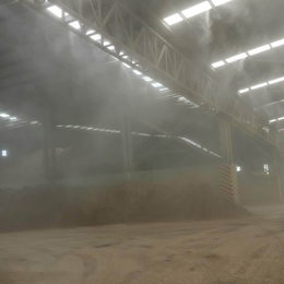 烟台喷雾设备砂石厂喷雾降尘雾森系统