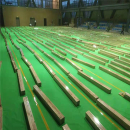 室内篮球馆木地板 羽毛球馆*体育运动木地板的安装