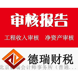 出具企业财务报表审计报告 年审报告 年度审计报告