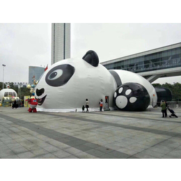 大熊猫玻璃钢模型大熊猫乐园出租出售玻璃钢模型大熊猫淘气堡租赁缩略图