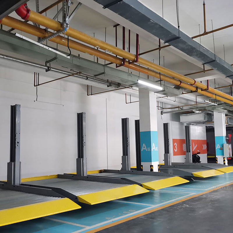 新平三层车库制造 四柱式机械停车设备加工 陕西室内机械式立体停车设备全套