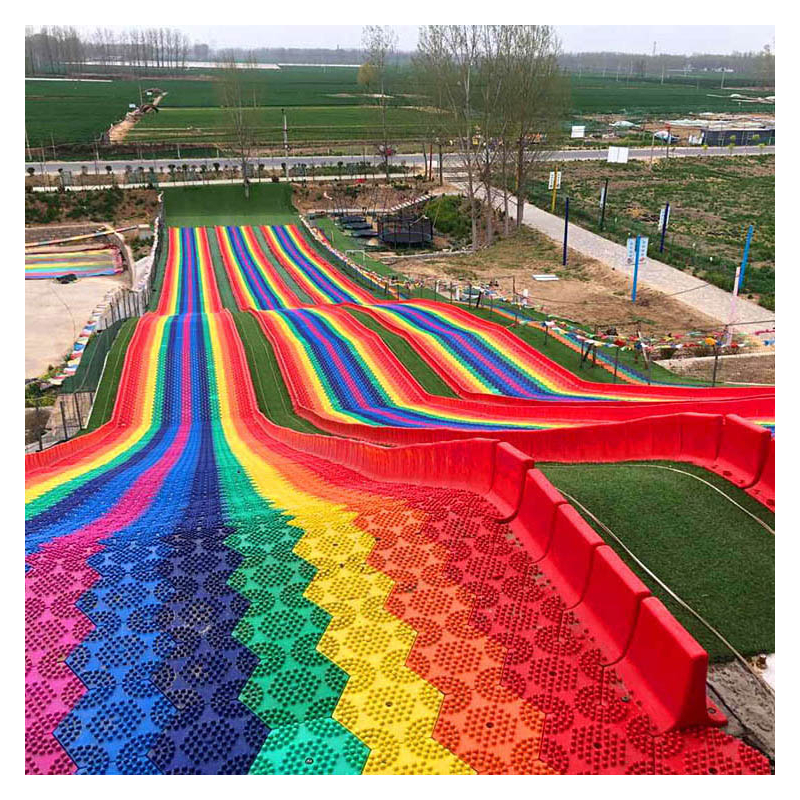 彩虹滑道游玩方式 网红彩虹滑道供应商 景区彩虹滑道设计
