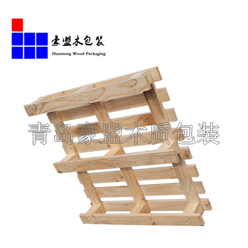 青岛木托盘厂生产定制<em>实木</em>垫板 欧标木质卡板