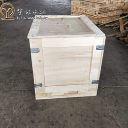 青岛厂家供应定做钢边木箱 可重复使用 外形美观