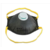耐呗斯KP95活性炭防酸口罩头带杯型口罩NBS9535CP 缩略图2