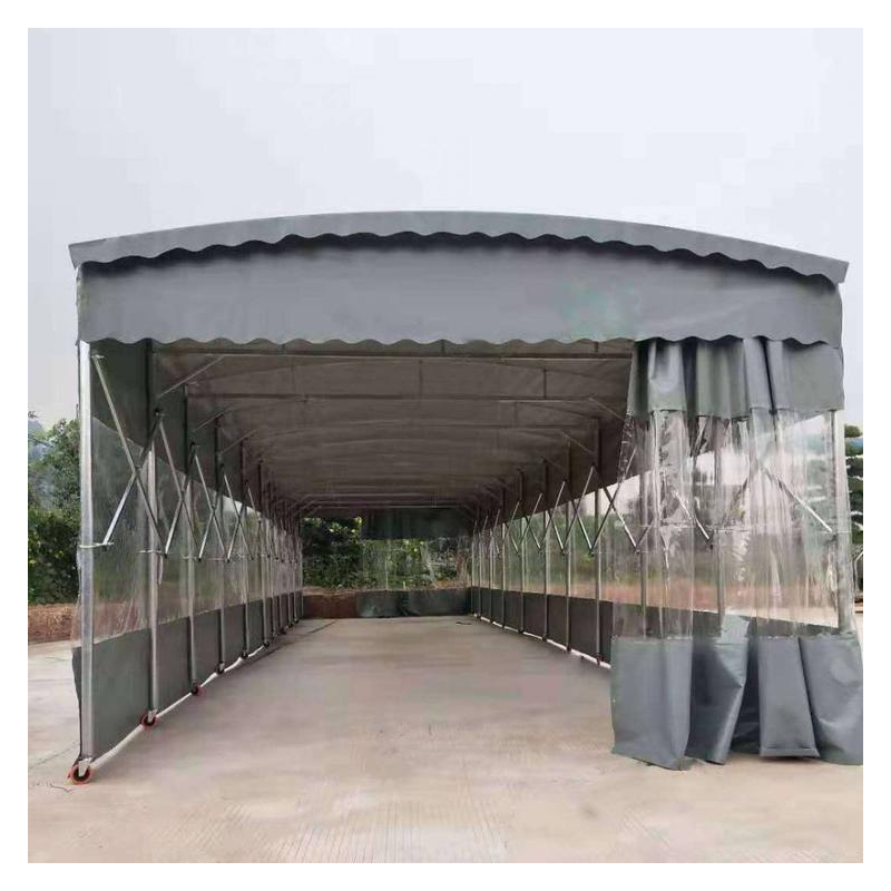 江苏苏州夜市大排挡棚移动帐篷 推拉雨棚 推拉蓬定制厂家
