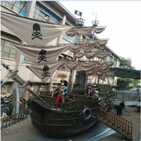定制木质海盗船、古典海盗船，16年造船工艺，海盗船厂家