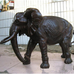 兴悦铜雕-铜雕大象定做-锡林郭勒盟铜雕大象