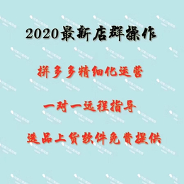 拼多多采集上货软件代理加盟运营技术教学