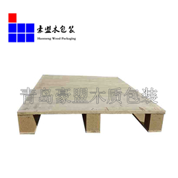 青岛木质包装厂家批发免熏蒸木托 单面多层板木卡板