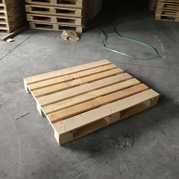 青岛平度定做九脚欧标木质托盘 物流出口用木卡板
