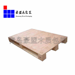 青岛厂家定制出口免熏蒸木栈板物流用木托盘集装箱木卡板托盘