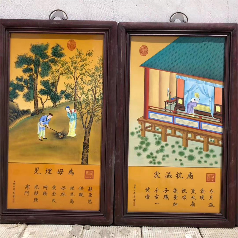 厂家定制瓷板画 复古装饰挂画景德镇礼品缩略图