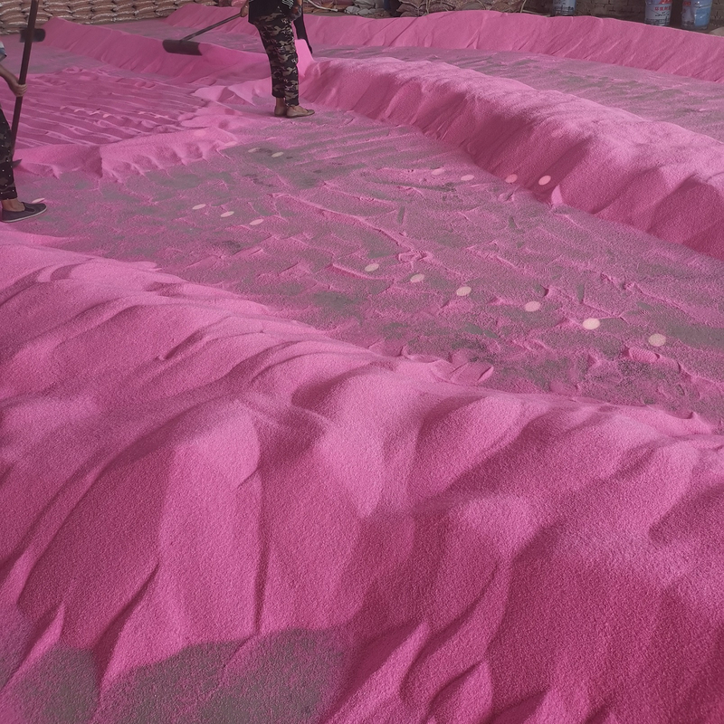 婚庆场所奠基用粉色彩砂 粉红色主题系列沙子20-40目