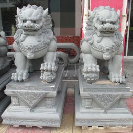 台州花岗岩石狮子生产厂家
