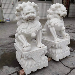 扬州大理石石雕狮子