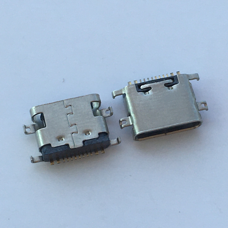 USB TYPE-C 16P沉板2.1mm L