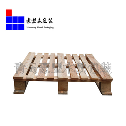 青岛黄岛木栈板厂家出售四面进叉木卡板熏蒸木栈板