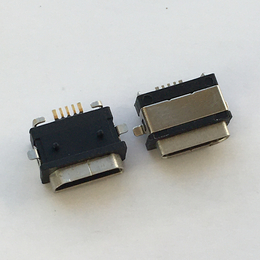防水MICRO USB 5P母座全贴片SMT6.85mm