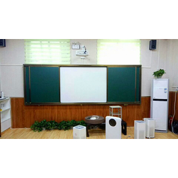 嘉欣CR4-1300多媒体教室推拉组合绿板班班通教学组合绿板